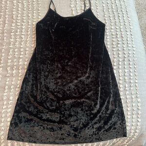 Victoria's Secret Black Velvet Dress